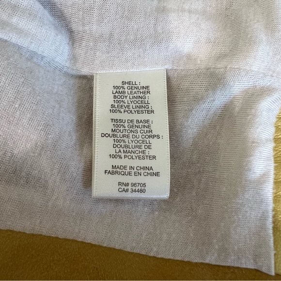 Rebecca Taylor Yellow Lamb Leather Jacket - Picture 11 of 14